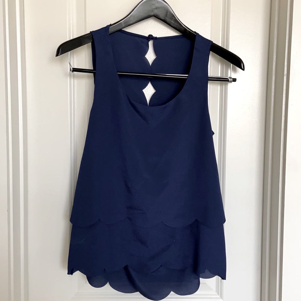 My beloved sleeveless open back top